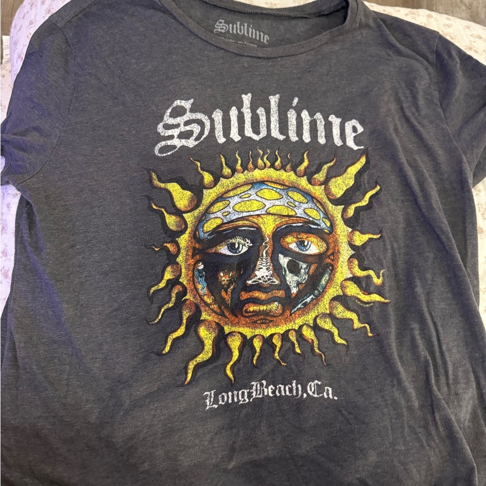 Sublime Graphic Tee with Sun Design